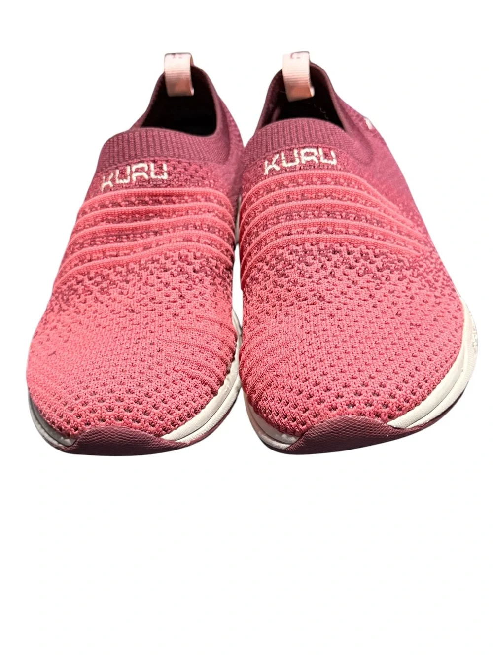 Kuru Stride Walking Shoe Slip On Size 6 Stretch Comfort Athletic Red Recovery